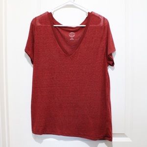 Urban Outfitters The Mom V-Neck Top